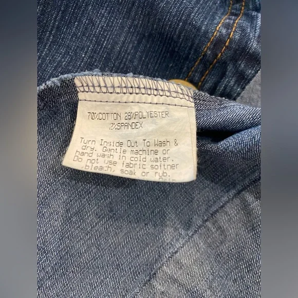 VSSP denim blazer jacket with floral details - Picture 9 of 9